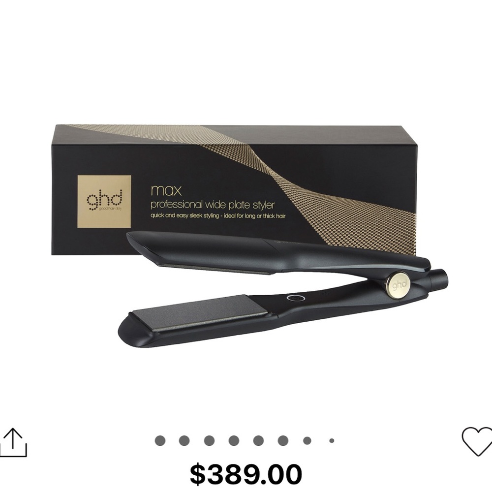 ghd Max Styler with Wide Black Plates